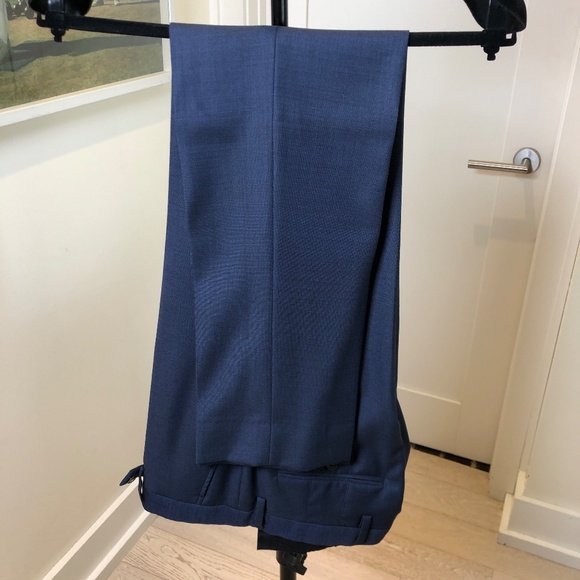 KENZO Men's Slim Fit Suit, Med Blue Size Euro 50 (US size 40) - Picture 11 of 13